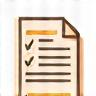 Icon: Document with checkmark