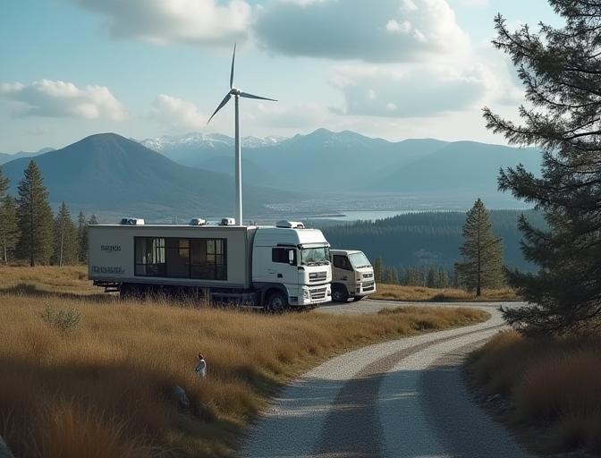 Grønn energi installasjon